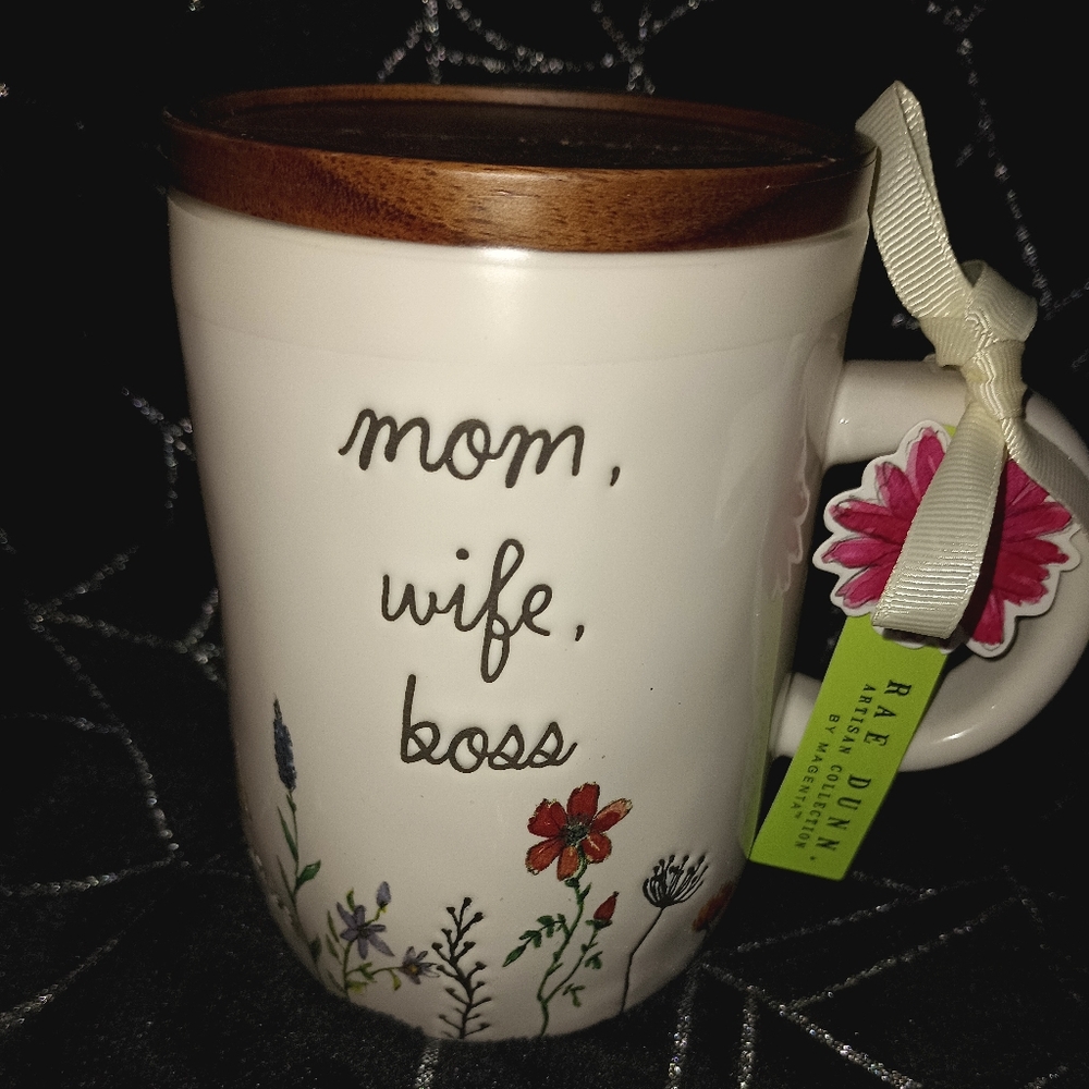 Rae Dunn  Mom, Wife Boss, Mug